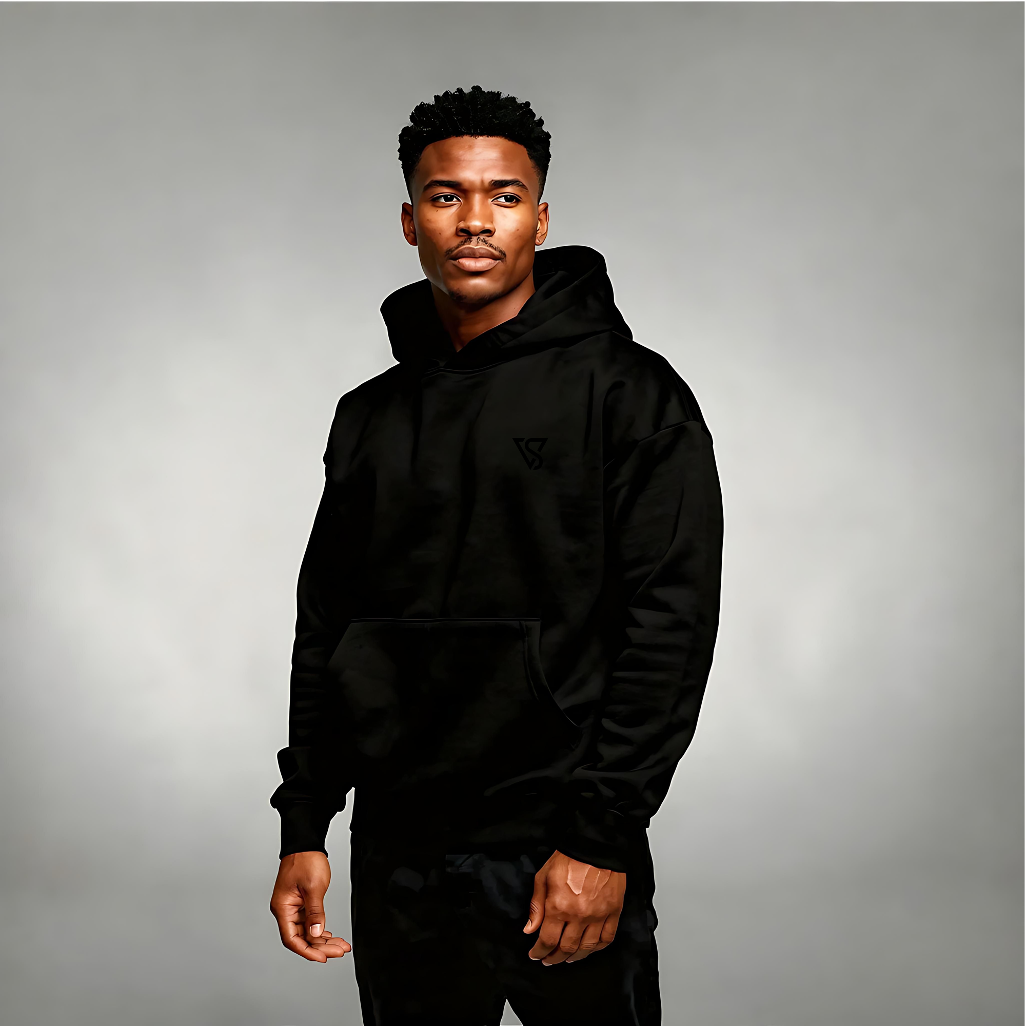 Virtual Sinner Shadow Boxy Hoodie - Dark